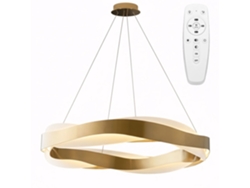 Lámpara Rea App1802-cp Brush Gold 60 Cm Led +remote Control
