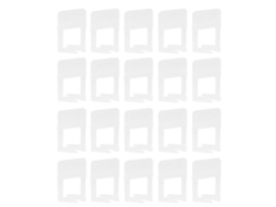 20 Piezas Base Nivelador De Baldosas 1mm Clips Espaciadores Sistema De Nivelación Para Pared
