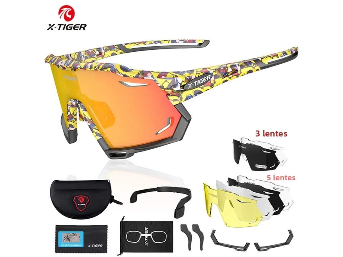 Gafas de ciclismo polarizadas UV400 con lentes de polipropileno MDUG (Estilo 10)
