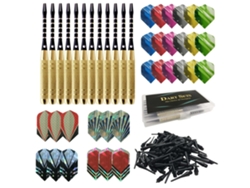 2026-set De Dardos Con Puntas Blandas Profesional Con 12 Caños 30 Flechas Y 100 Cabezas Regalo Para Amantes Del Juego De Dardos