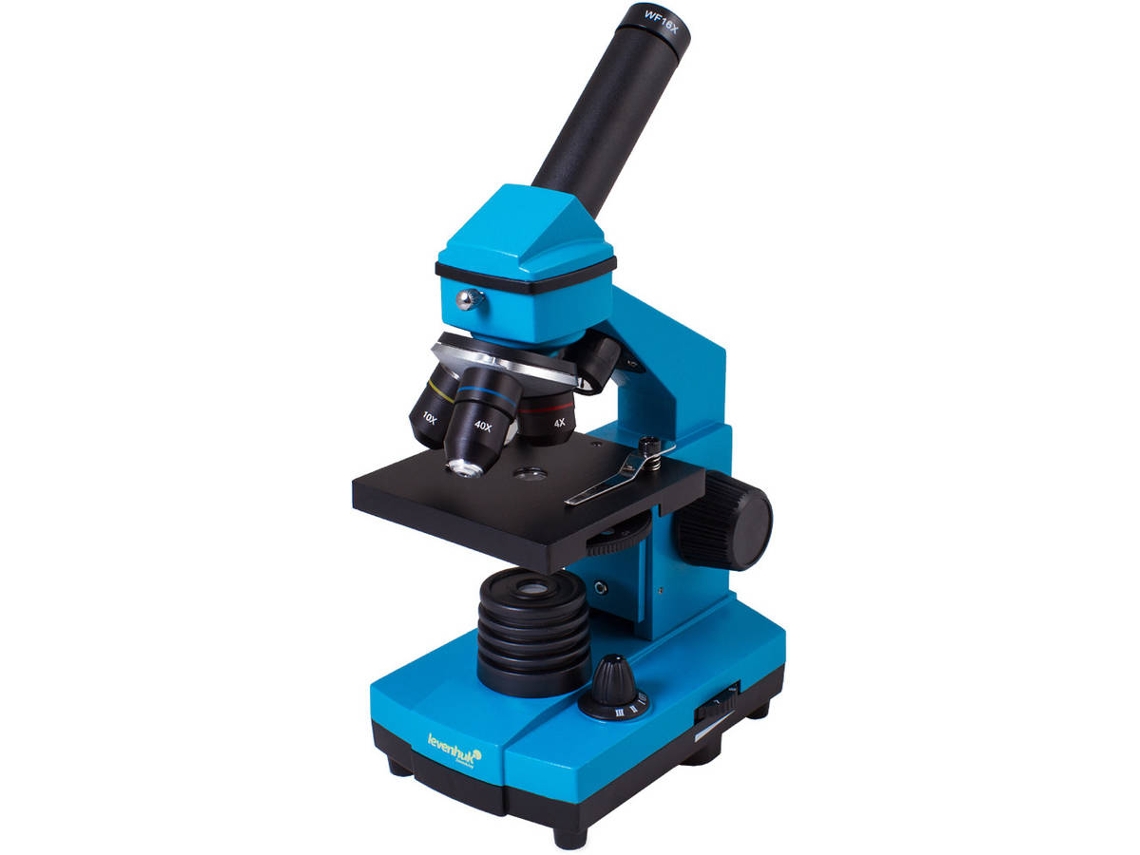 Microscopio LEVENHUK INC. USA Rainbow 2L PLUS (Azul - 23x15x37 cm)