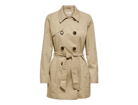 Chaqueta para Mujer ONLY (XS - Beige)