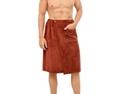 2026-toalla De Body Wrap Para Hombre Sin Pelusas Absorbente Ligera Con Bolsillo Compatible Con Gimnasio Piscina Spa