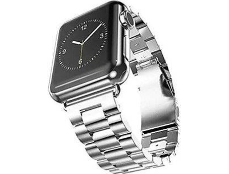 Kit Brazalete, Herramienta y Funda para Apple Watch Series 6 PHONECARE Stainless Lux Gris