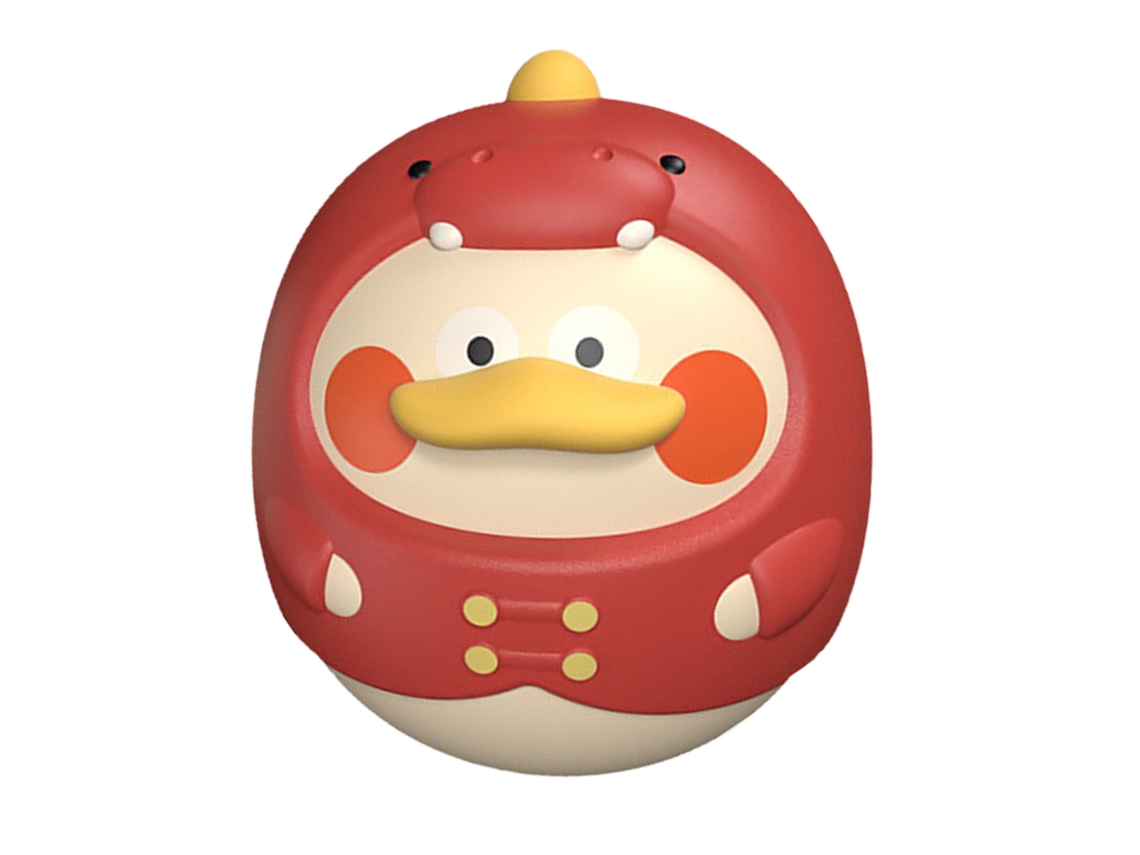 Ats-juguete Balanceante Pato Para Bebé, Juguete Educativo Temprano Para Tiempo De Barriga, Forma Animal, Rojo