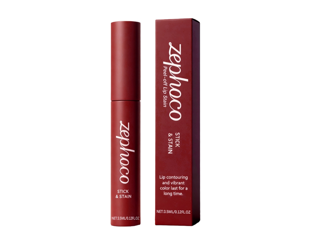 Delineador de labios despegable Zephoco Berry en color natural.