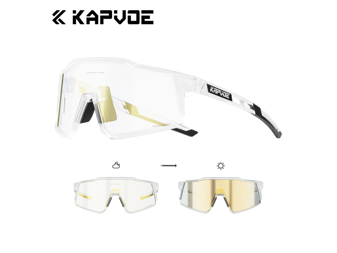 Gafas De Sol Fotocromáticas Para Ciclismo, Gafas De Sol Para Deportes Al Aire Libre Que Cambian De Color A Rojo Y Azul, Gafas Estilo Harley.