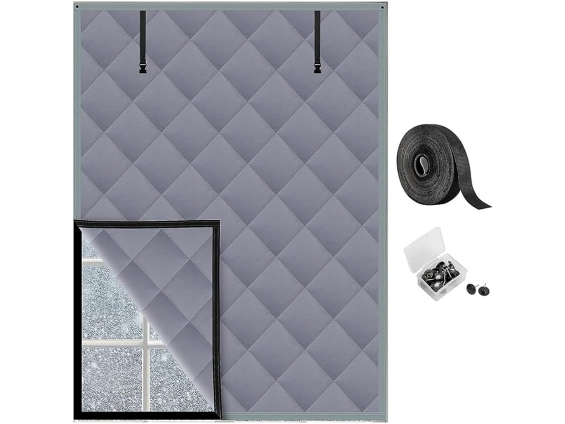 Kit De Aislamiento Para Ventanas (99,1 160, Aislamiento Antihielo, Juego De Cortinas)