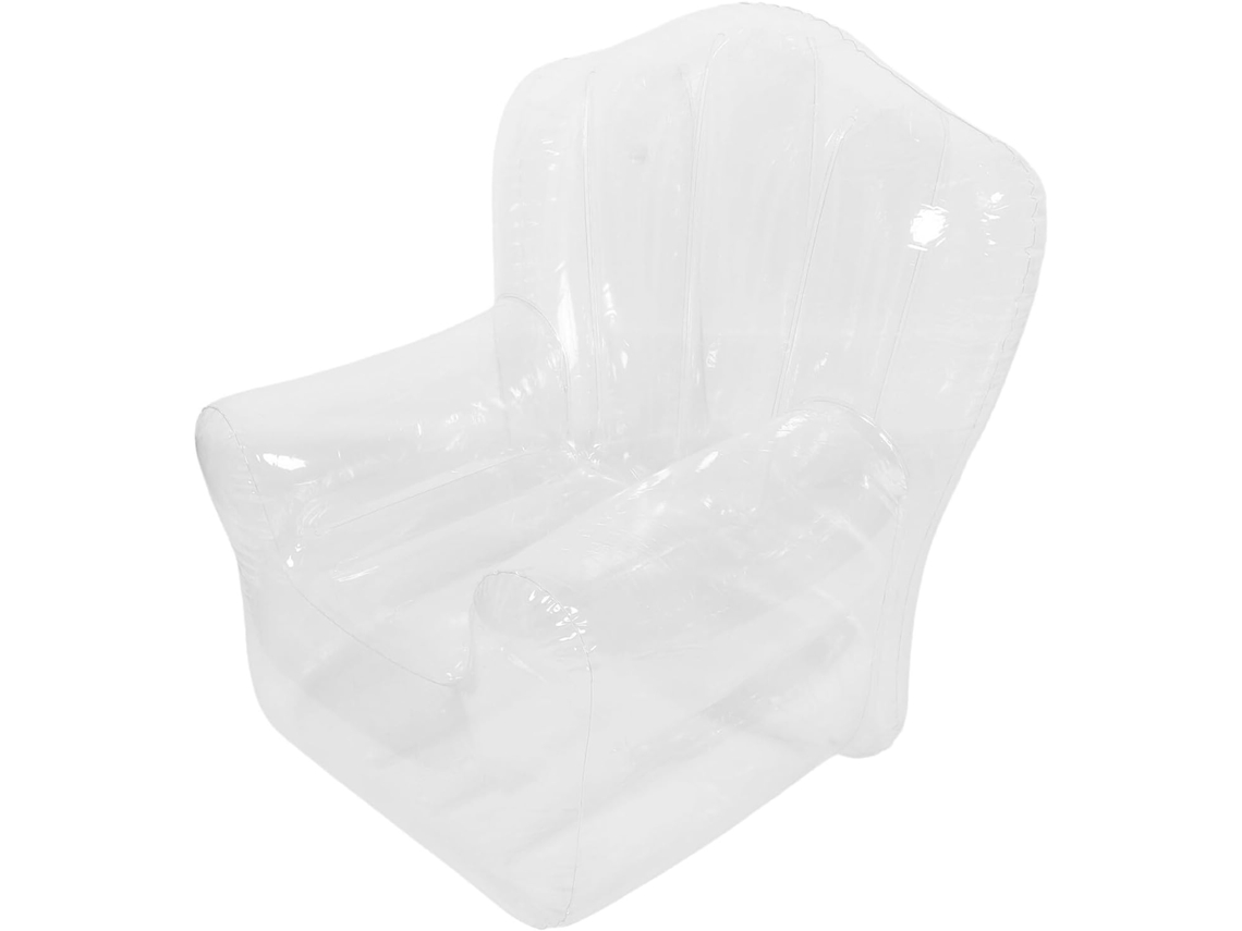 Sofá Inflable Ligero De Pvc Transparente, Sillón Ergonómico Para Niños Y Niñas.