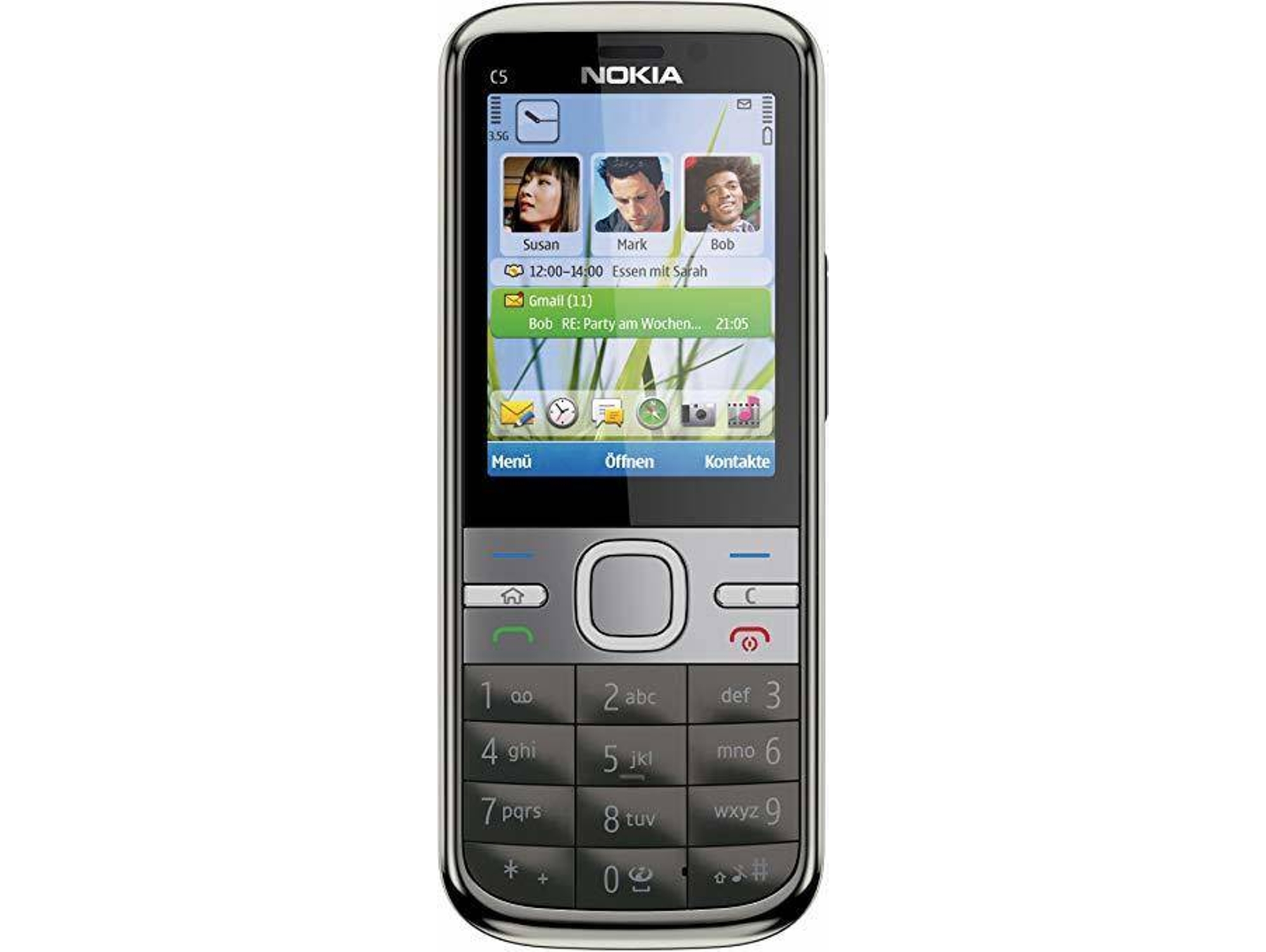 Teléfono móvil NOKIA C5 (Gris)