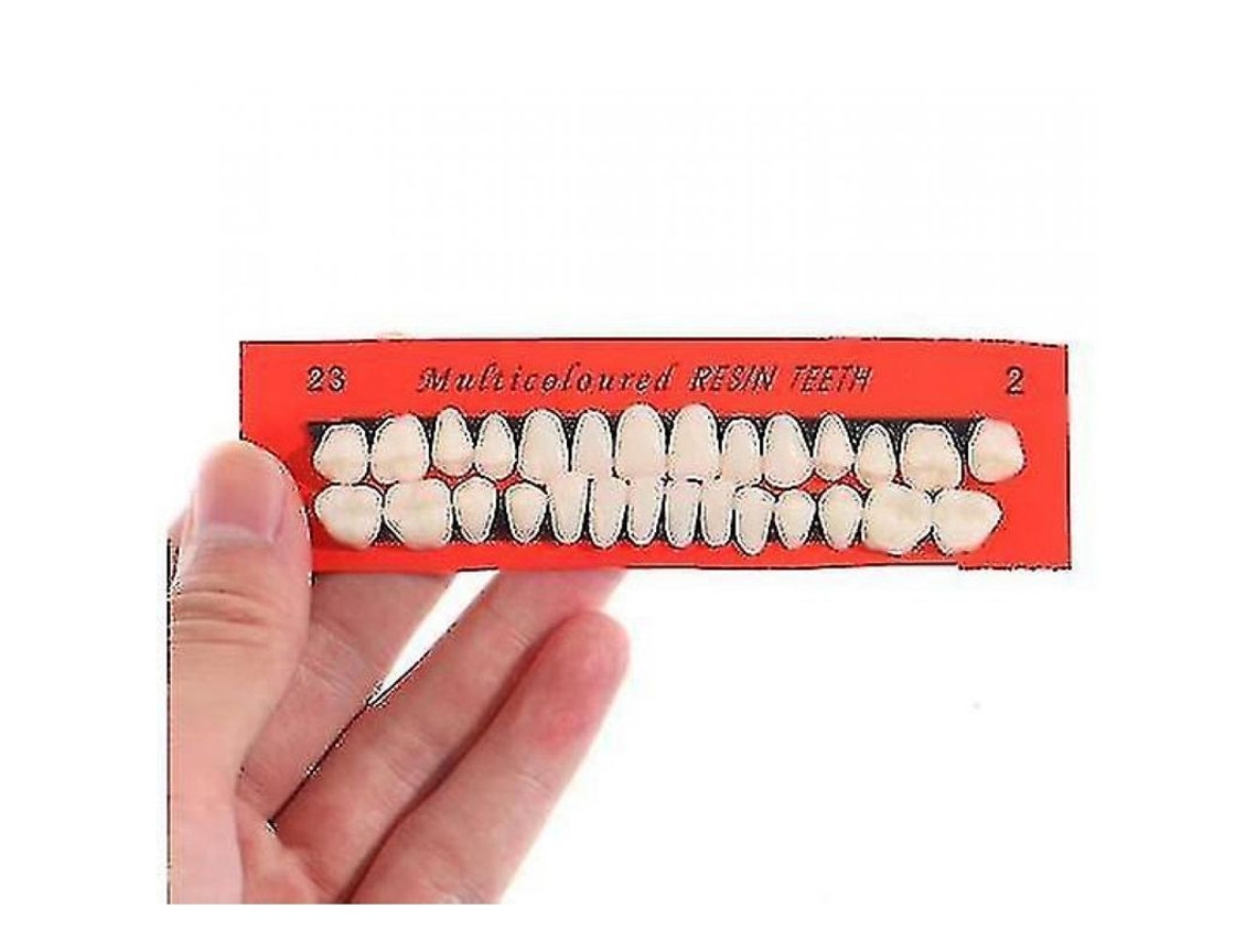 Juego De 28 Dientes Postizos Universales De Resina, Modelo Onq Duradero.