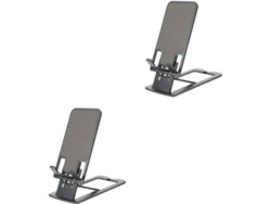 Soporte Para Teléfono De Aluminio Plegable Y Ajustable De 2 Piezas Para Oficina.
