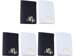 Nuobesty Juego De 3 Tarjeteros De Cuero Sintético Para Identificación Y Tarjetas De Crédito Para Hombres Y Mujeres.