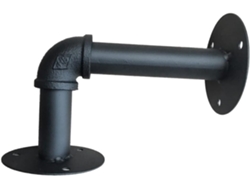 2 Piezas De Soportes Hierro Para Estantes Pared, Soportes Hierro Estantes, Soporte Tubería Hierro