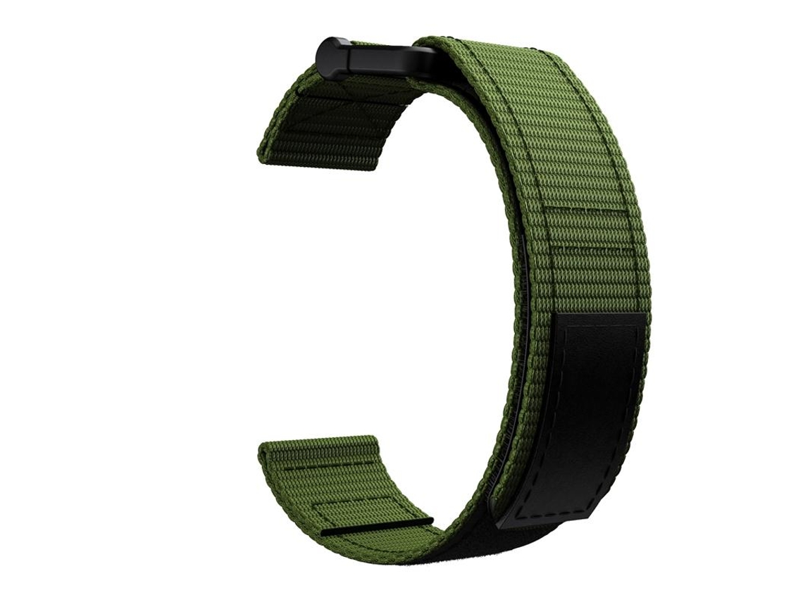 Correa Reloj Compatible Con Garmin Fenix 7/6/5 22 Mm Nylon Verde 5