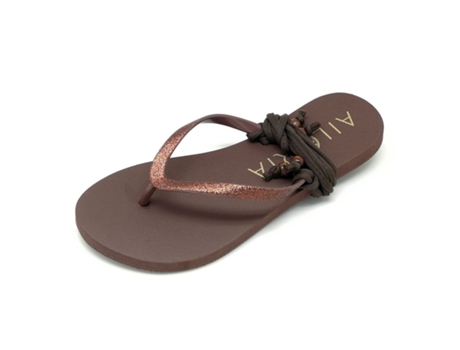 Sandalias de dedo AILORIA Pampelonne Mujer (Marrón)