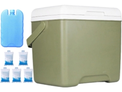 Nevera portátil isotérmica de 13,8 L para camping y actividades al aire libre, para coche, con asa, gran capacidad...