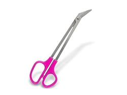 Tijeras De Uñas Gruesas Y Largas Para Podología Y Quiropodia, Acero Inoxidable, Color Plata Y Azul.