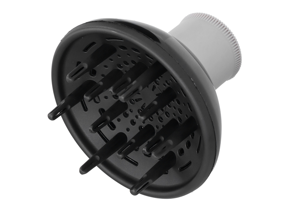 Difusor Para Secador De Pelo Profesional Tapa De Soplador Negro De Abs Eficiente Y Duradero