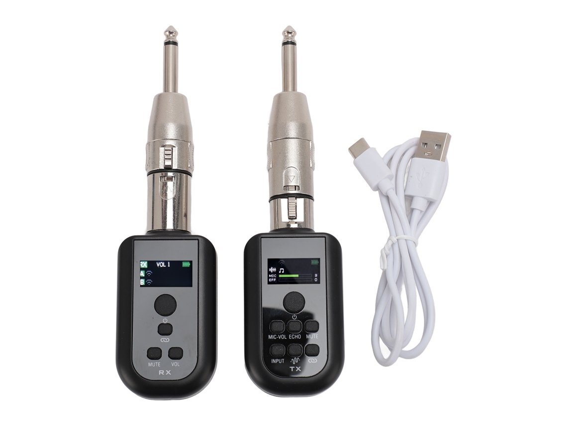 Sistema De Micrófono Inalámbrico (transmisión Inalámbrica 2.4ghz, Recargable)