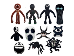 10 piezas/set Roblox Doors Figura de peluche Juguetes de peluche Anime Suave Regalos de Navidad y Halloween Ly Ebike