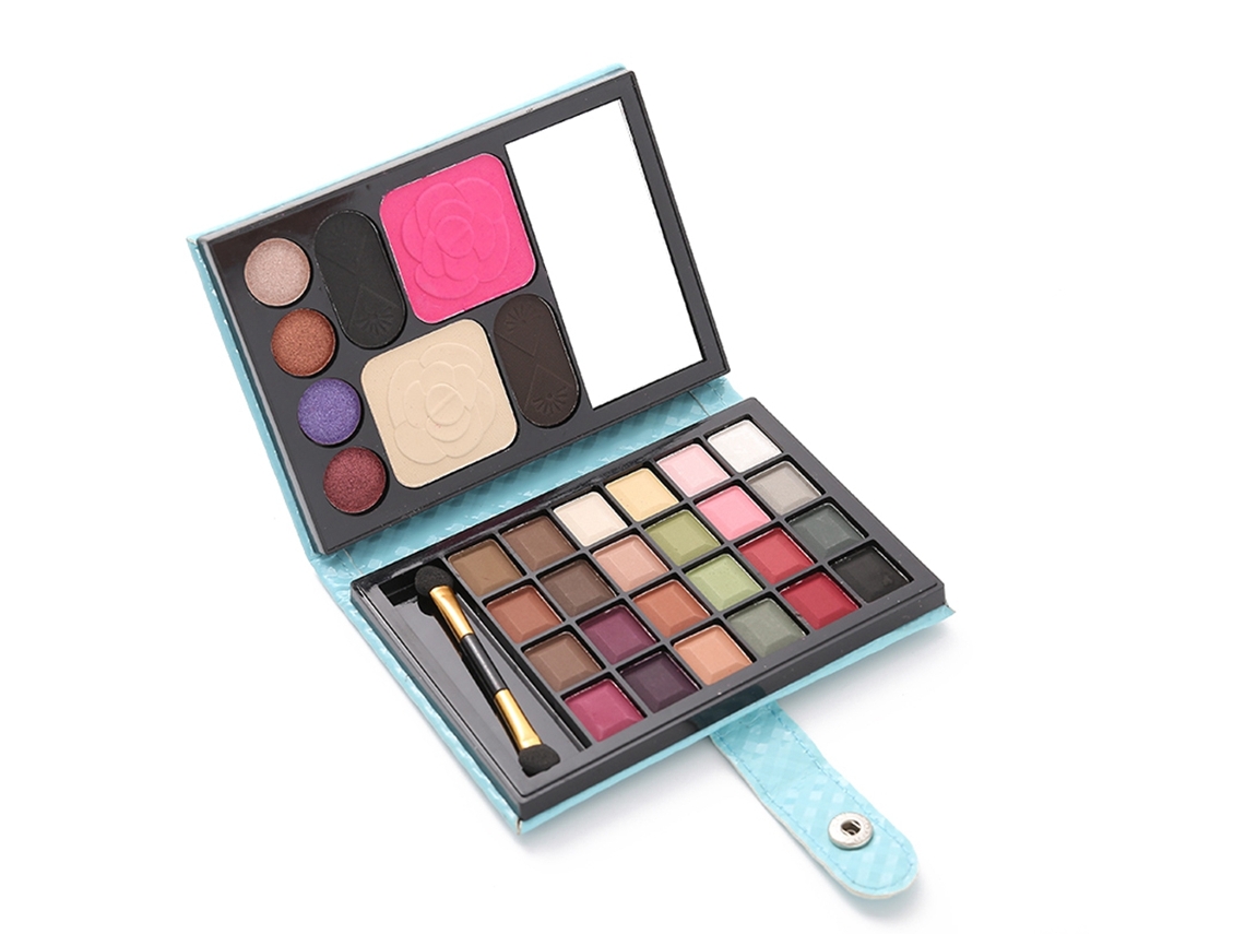 Paleta De Sombras De Ojos (32 Colores, Efecto Glitter)
