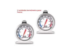 (temporizador De Horno De 2 Piezas) Termómetro Para Horno Congelador, Termómetro Para Horno De Barbacoa, Acero Inoxidable