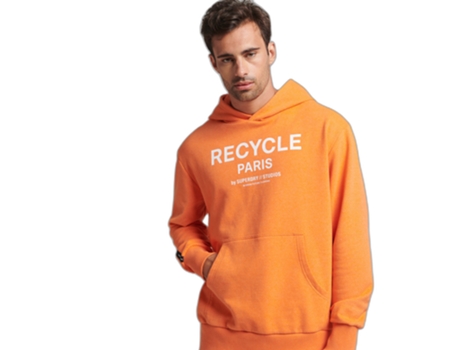 Sudadera con Capucha SUPERDRY Recycled City (M/L)