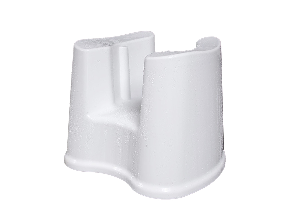 Silla de baño gruesa, antideslizante y estable para embarazadas mayores.