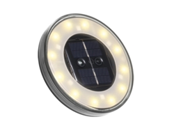 2026-lámparas Solares De Disco 4 Pack Luz Cálida Y Rgb Cambiable Inductiva Ip65 Impermeable Para Jardín Piscina Patio Camino