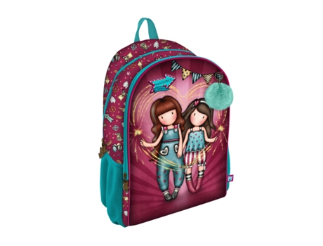 Mochila Escolar Gorjuss Fireworks Grená 31.5 x 40 x 22.5 cm