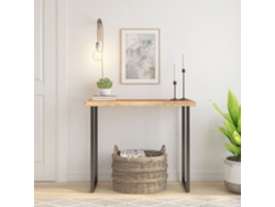 Tablero Escritorio | Superficie De Mesa | Tablero De Mesa Rectangular Madera De Acacia Borde Vivo 100x40x2,5 Cm Wsd55005