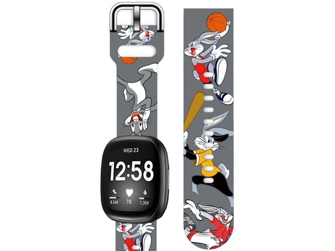 Correa Silicona Suave Personalizada Fitbit by Google Versa Bugs Bunny