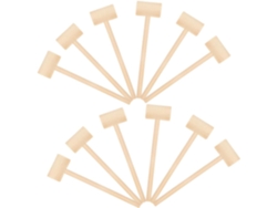 Juego De 24 Mini Martillos De Madera Para Romper Chocolate, Juego De Pequeños Mazos