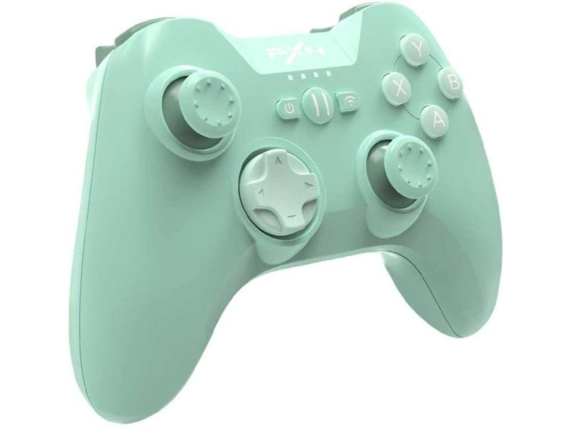 YIZHOOD Controlador de juegos inalámbrico Ios Controlador de juegos móvil Gamepad con soporte para teléfono y disparador L3 R3Green YIZHOOD