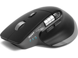 Ratón PORT Ergonómico Recargable Bluetooth (Combo Ultimate Port 910203 - Negro)