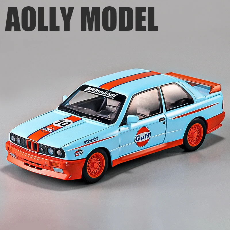 (azul) Modelo De Coche De Metal Fundido A Presión A Escala 1:24 De Superdeportivo Con Efectos De Sonido Y Luz.