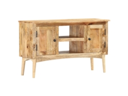 Aparador De Madera Maciza De Mango 100x35x60 Cm