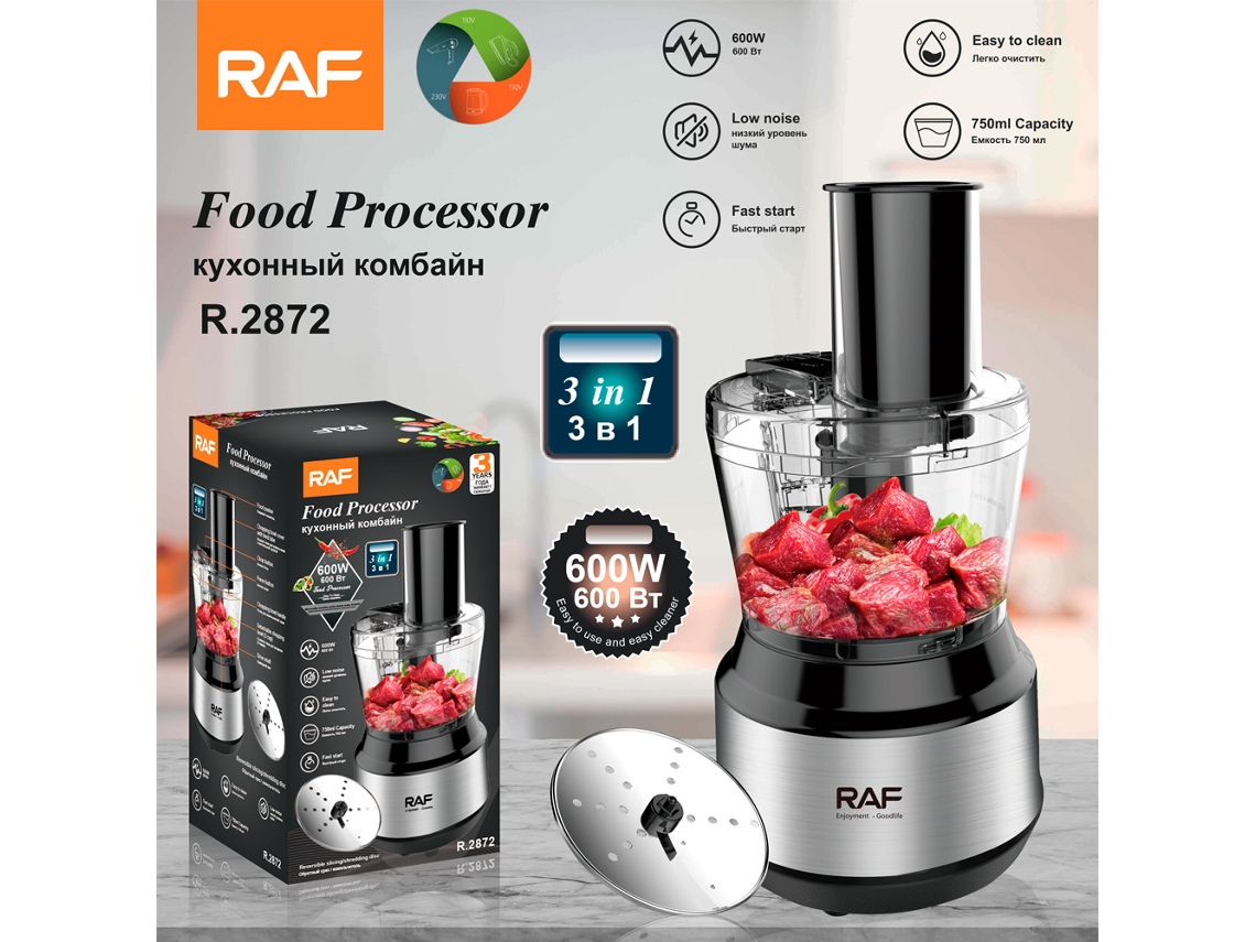 Moedor de Carne MDUG, 0,75L, portátil, multifuncional