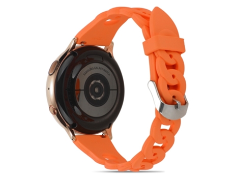 Correa de Silicona diseño de círculo para Samsung Galaxy Watch 5 40mm/44mm/Watch 5 Pro 45mm - anaranjado