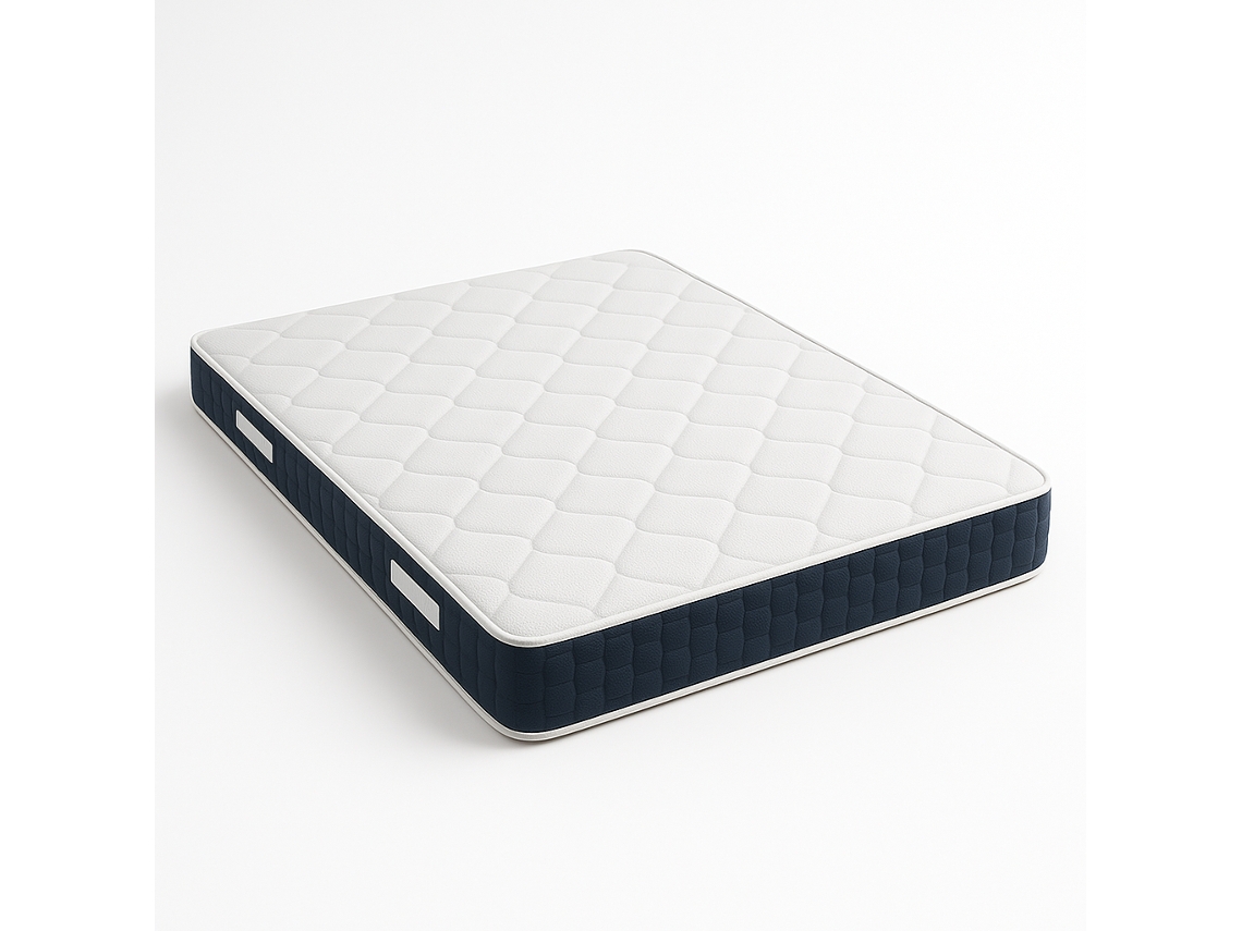Colchón individual de 90 x 190 cm con muelles ensacados y viscoelástica | Altura 30 cm | Hipoalergénico y transpirable | Producto sanitario de primera clase | Fabricado en Italia