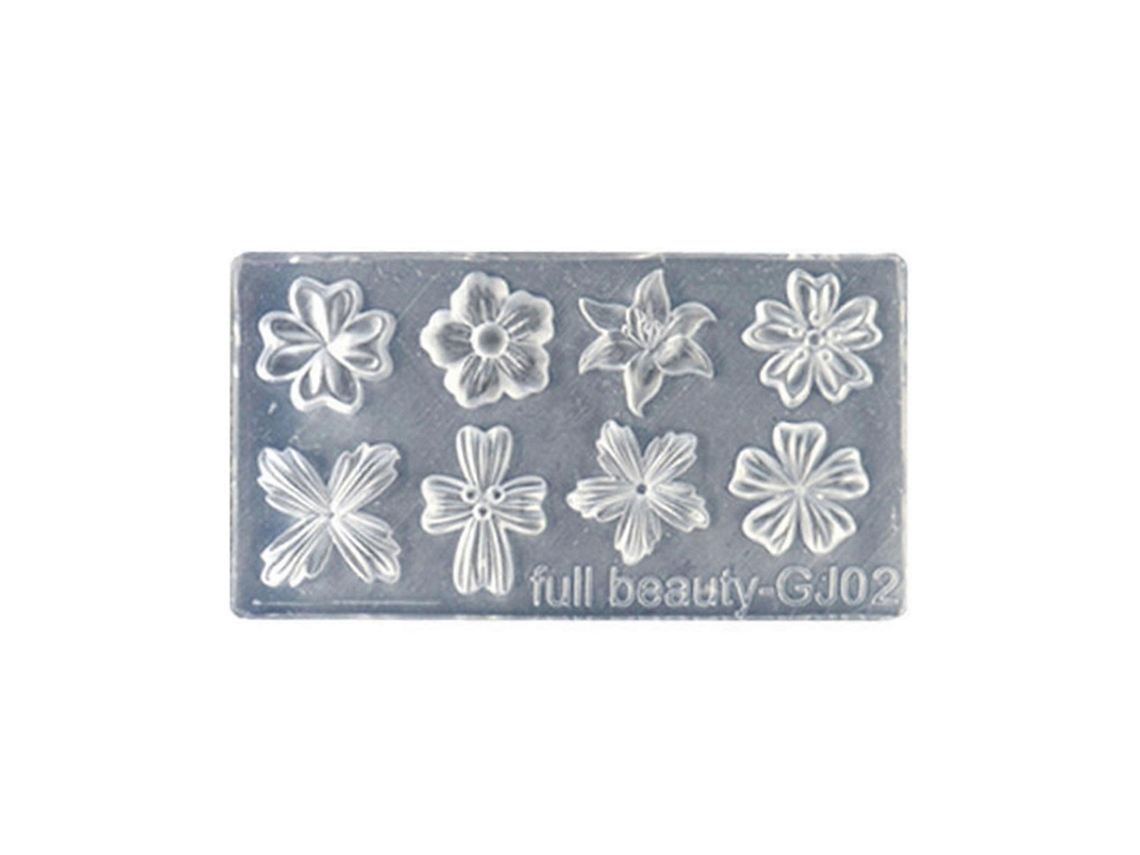 Moldes de resina para flores, decoración de uñas, joyería, pendientes, collares y colgantes. Manualidades en resina. Hengrongshen