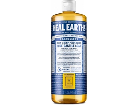 Champú Líquido DR. BRONNER'S Menta biológica (945 ml)