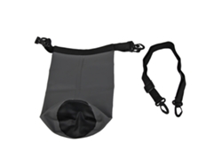 Bolsa Impermeable Tipo Cubo, Repelente Al Agua, 2 Litros, Gris, Para Rafting, Camping, Navegación, Kayak Y Actividades Al Aire Libre.