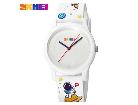 Relojes de pulsera de cuarzo Reloj redondo impermeable para mujeres Hombres-astronauta LUUCOZK