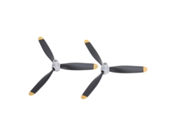 1 Pairvolantexrc Mini F4u/ Mini P47 Rc Airplane Fixed Wing Spare Part 3-blade Propeller Full Set