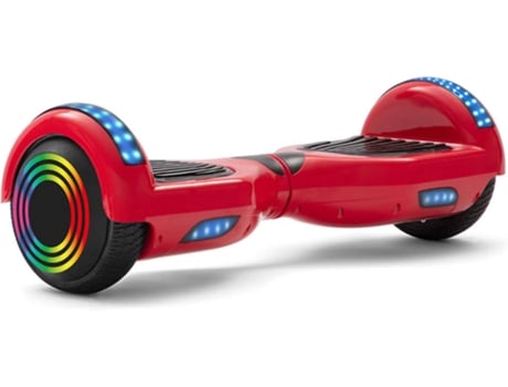Hoverboard E-RIDES 6.5WF-RED-6 Rojo (Autonomía: 12 km - Velocidad Máx: 12 km/h)