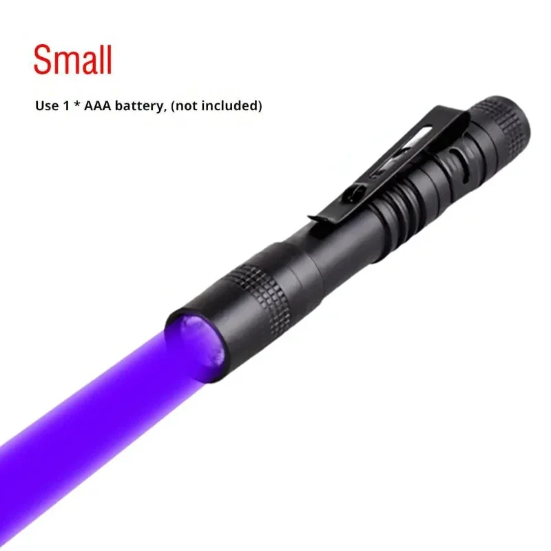 Linterna ultravioleta UV de 395 nm con batería AAA, ideal para Aeuzwr