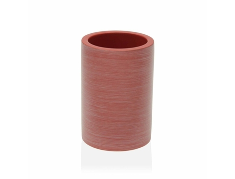 Suporte para a escova de Dentes Versa TERRAIN Cor de Rosa Resina (8,2 x 9,3 x 8,2 cm)