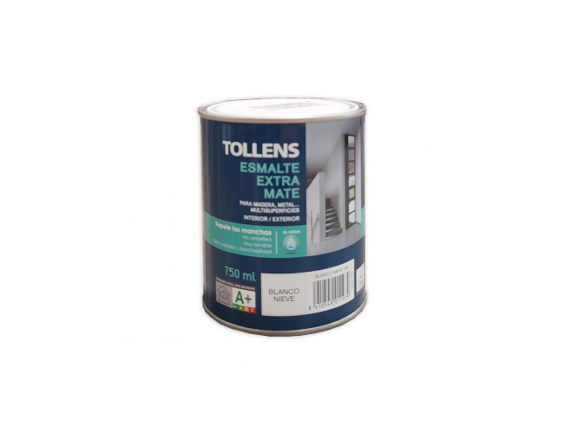 Esmalte Al Agua Extra Mate 750 Ml (Blanco Nieve)